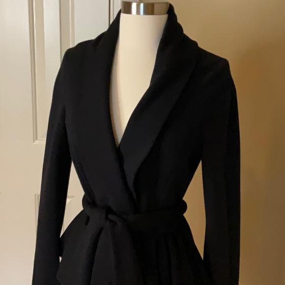 Diane von Furstenberg Wool Blend Wrap Sweater with Belt - Picture 3 of 8